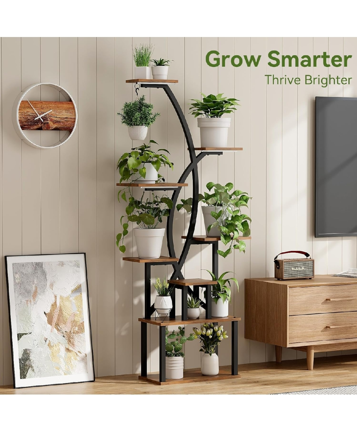 8 Tier Plant Stand Indoor Outdoor - photo 4