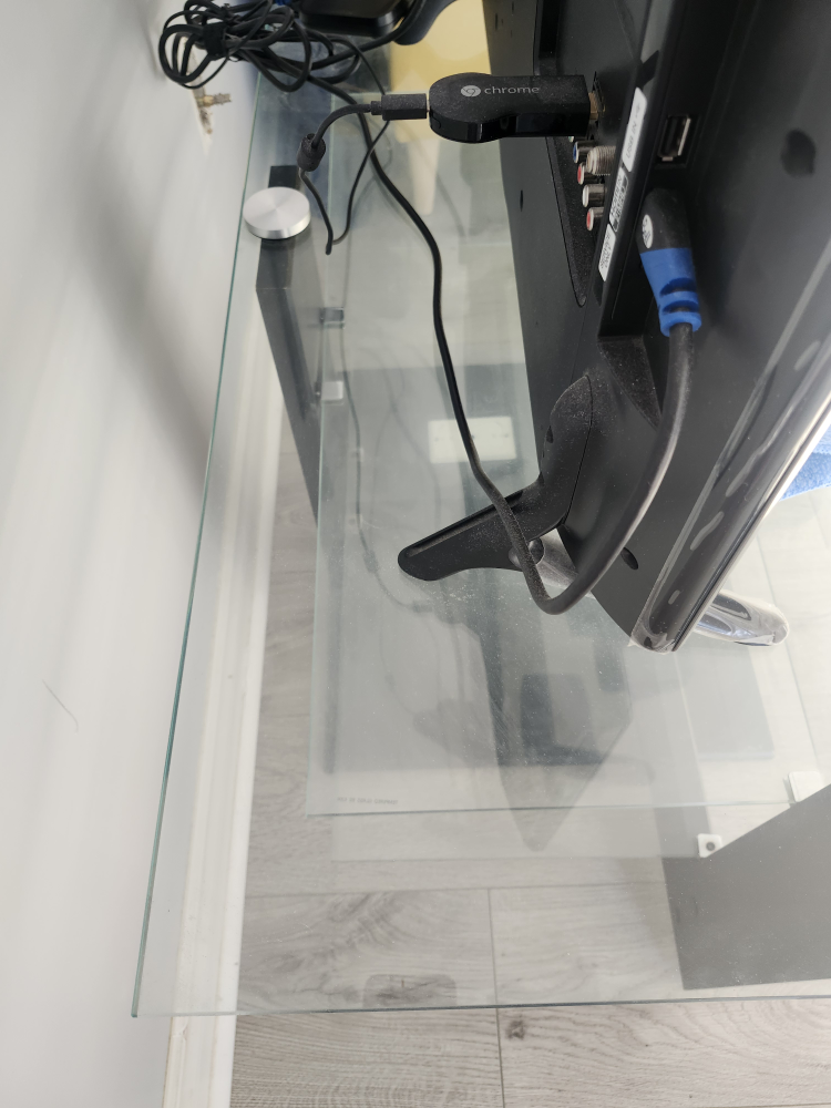 Glass TV Stand - photo 2