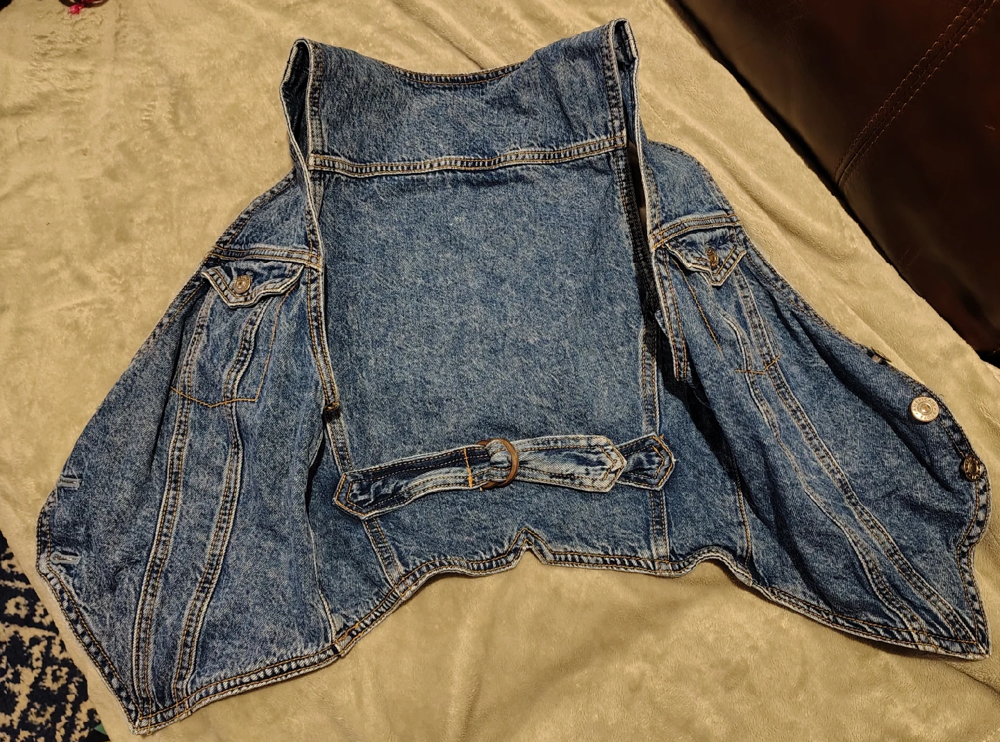 American Eagle Denim Vest/top cowgirl costume - photo 2