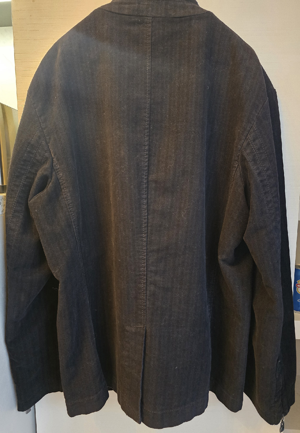 Black Herringbone  Armani Jacket - photo 5