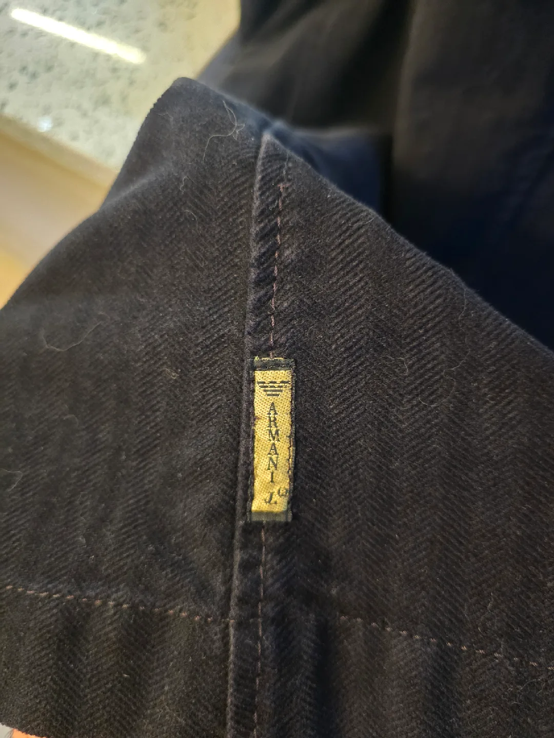 Black Herringbone  Armani Jacket image indicator(6)