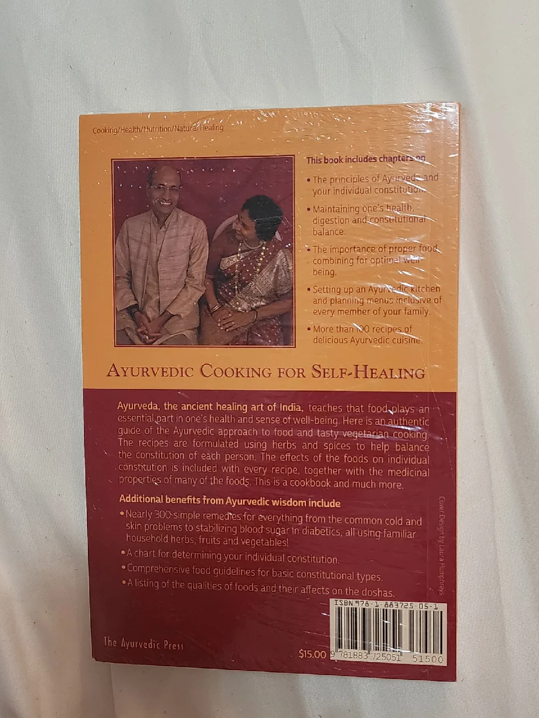 NEW SEALED Ayurvedic Cooking for Self-Healing by Usha Lad image indicator(3)