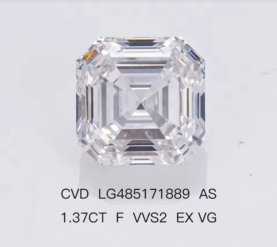 Lab Grown Emerald Cut Diamond 1.37 Carat image indicator(7)