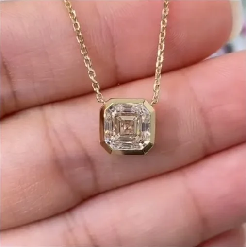 Lab Grown Emerald Cut Diamond 1.37 Carat image indicator(8)