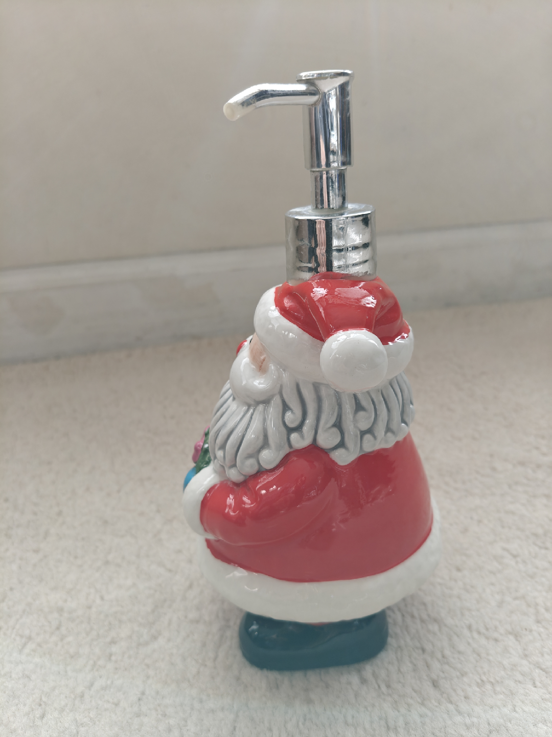 Santa Christmas Ceramic Soap Dispenser - photo 2