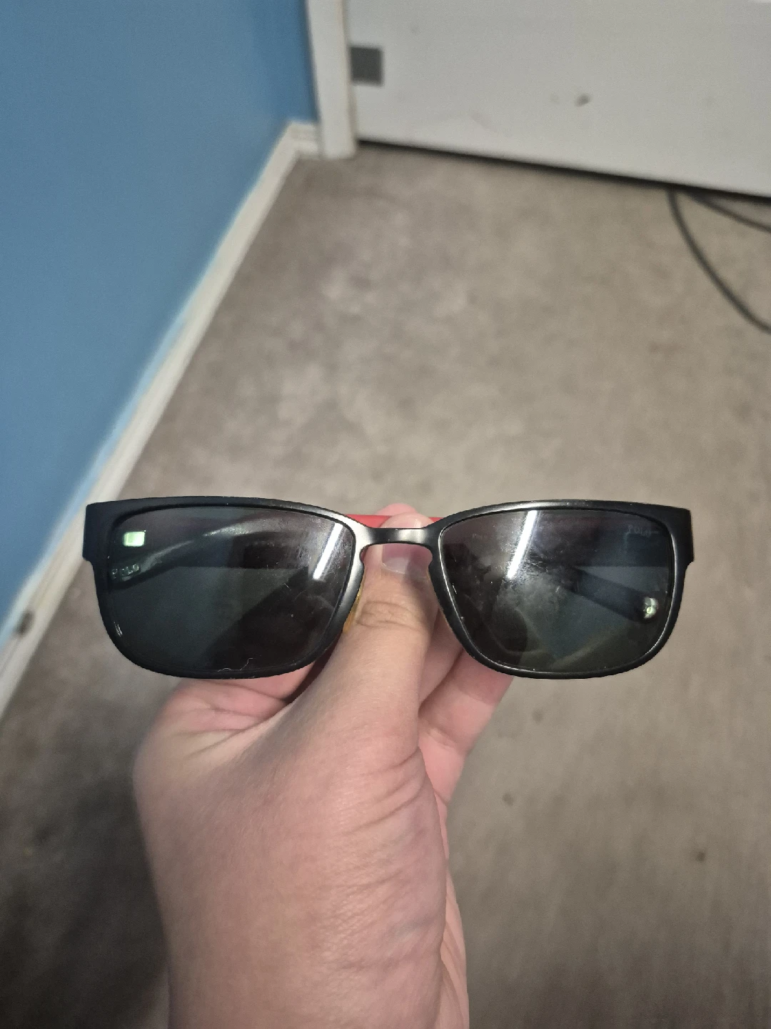 Ralph Lauren Polo Black Sunglasses
