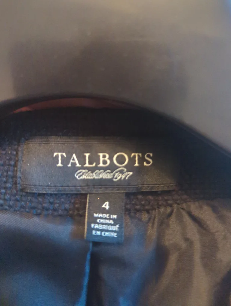 Talbots Black Jacket - Size 4 image indicator(3)
