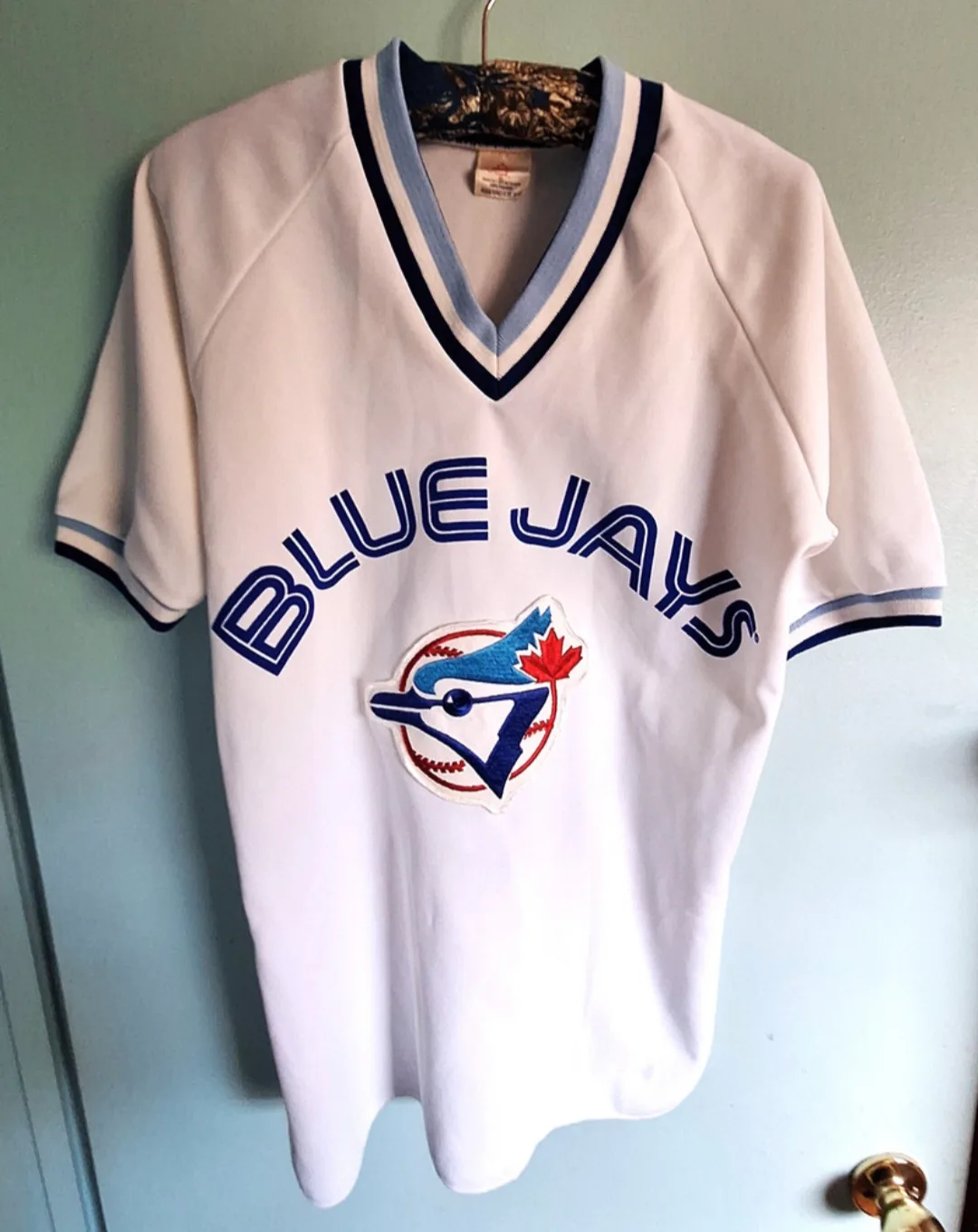 Vtg 80’s Toronto Blue Jays #7 DAMASO GARCIA Jersey LOGO Patch thumbnail