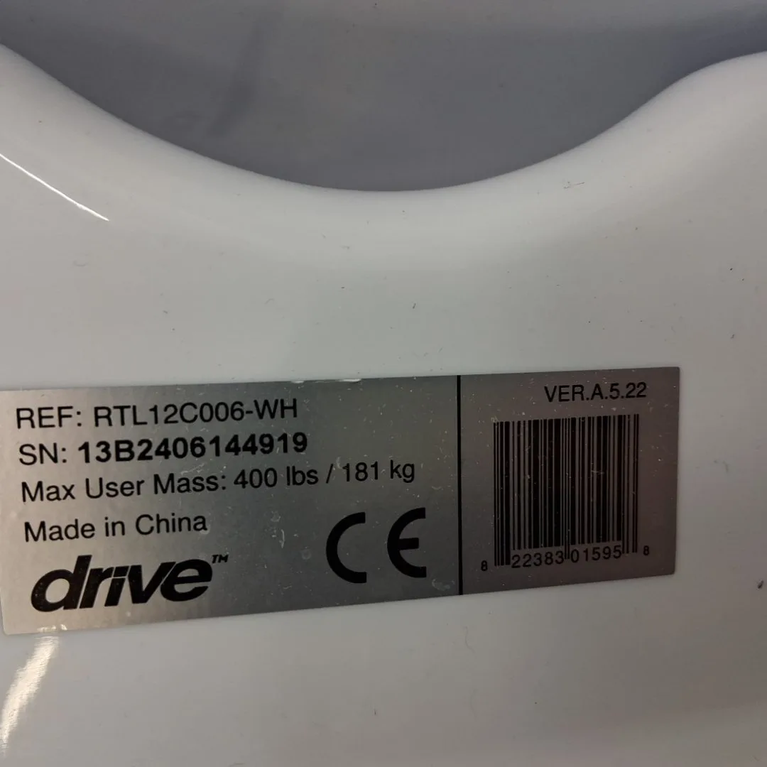 NEW- DRIVE PreserveTech Raised Toilet Seat with Bidet - 4" - image indicator(6)