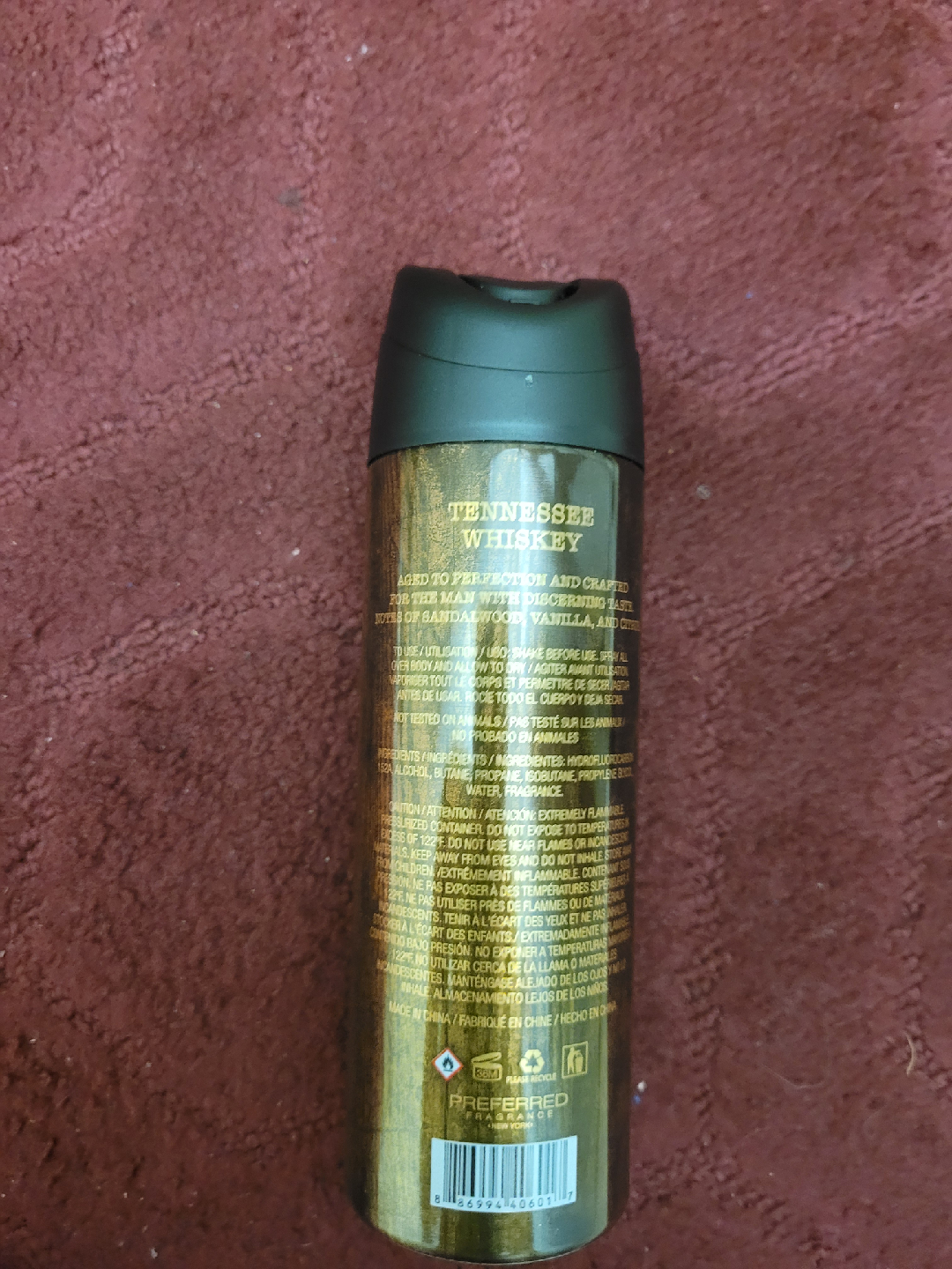 Tennessee Whiskey Body Spray 200mL - photo 2