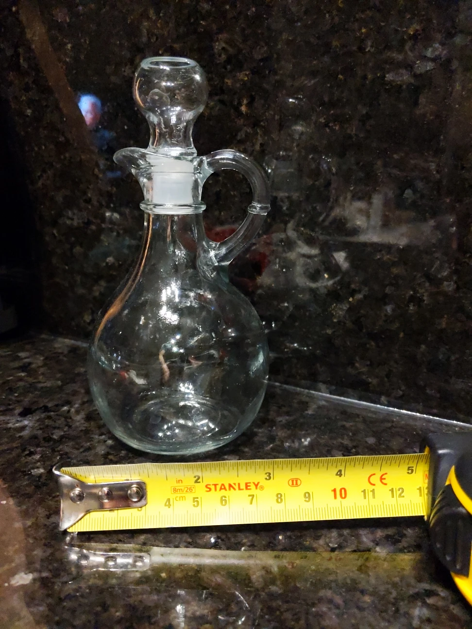Glass Oil Dispenser with Handle