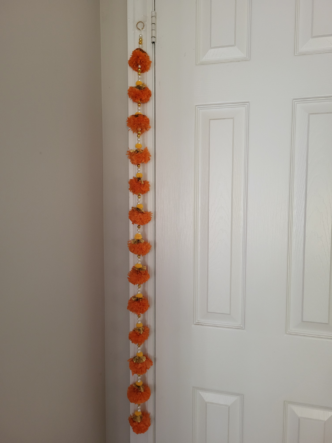 Orange Artificial Marigold Garland
