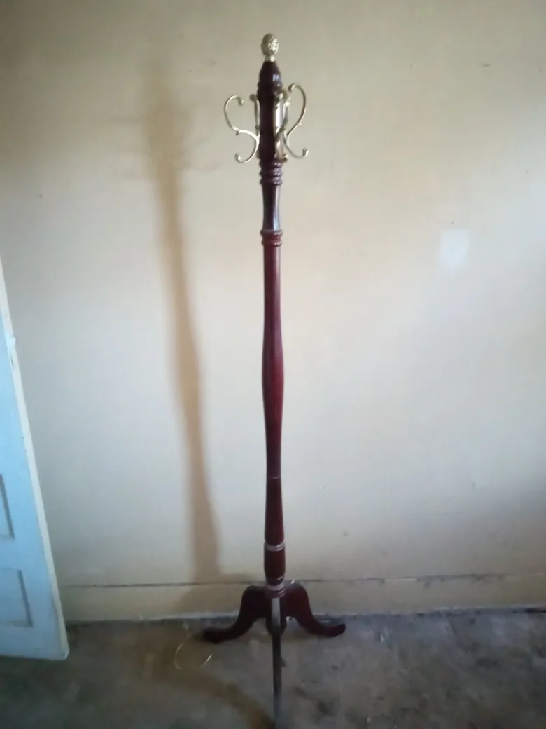 Vintage Wooden Coat Rack Stand image indicator(2)