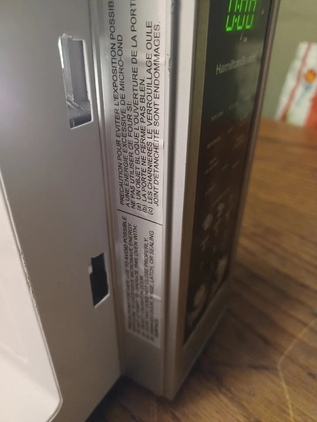 Hamilton Beach Microwave image indicator(9)