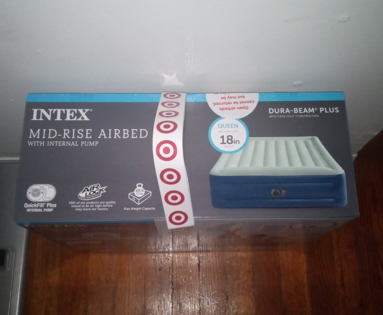 New"Intex Queen Mid-Rise Airbed - New in Box! - photo 3