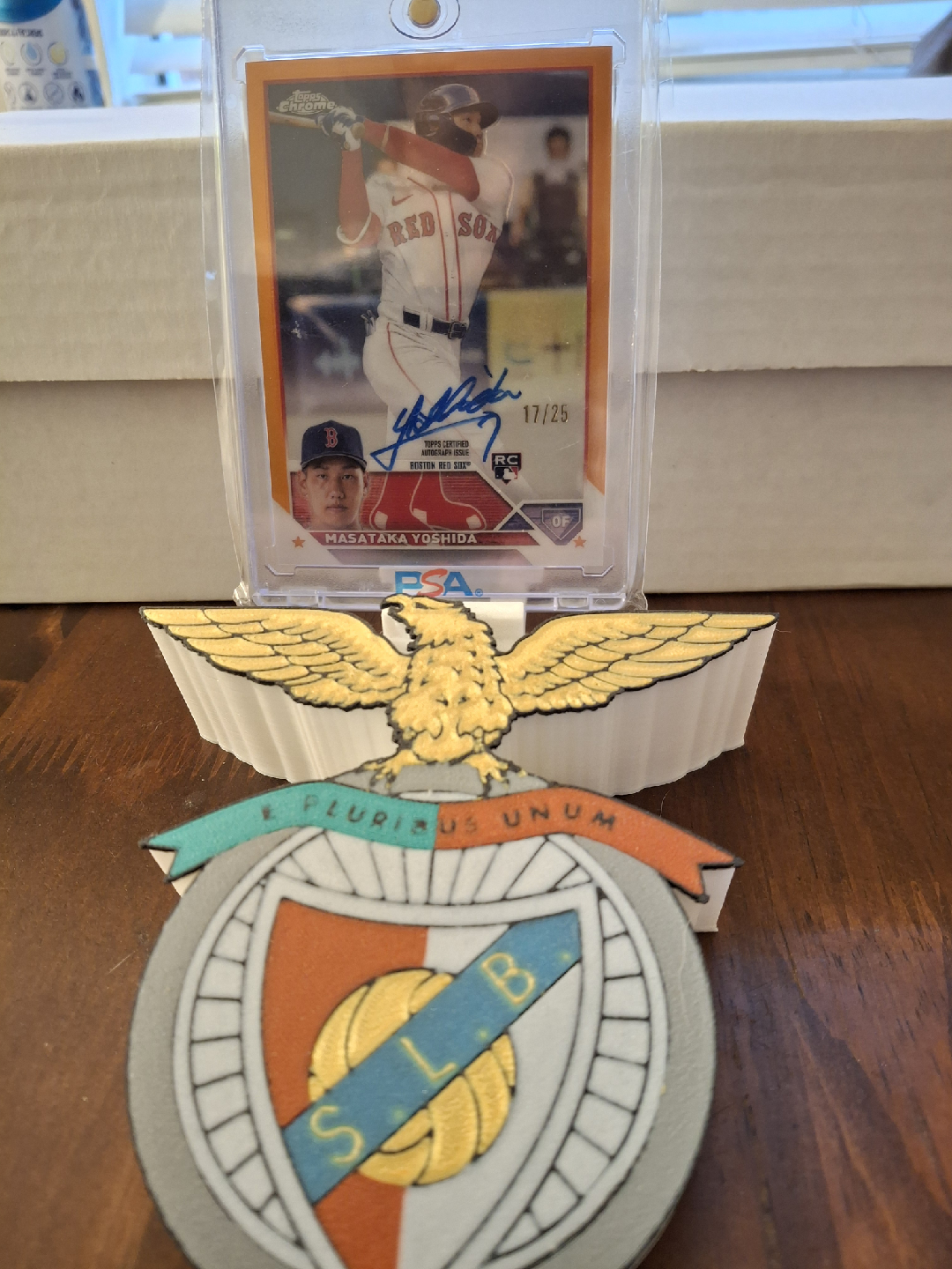 Masataka Yoshida Autographed Topps Baseball Card /25