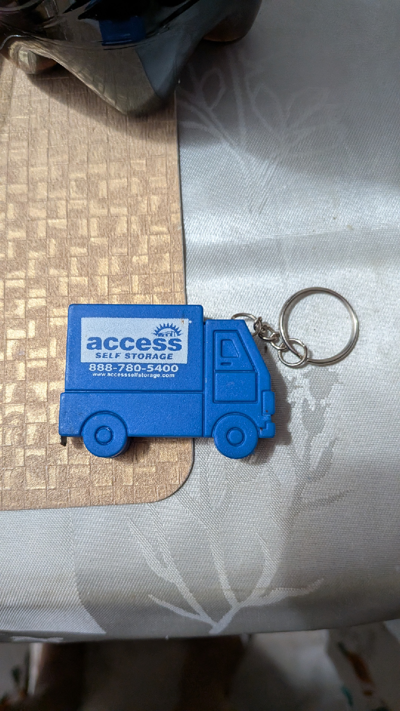 Access Self Storage Truck Keychain