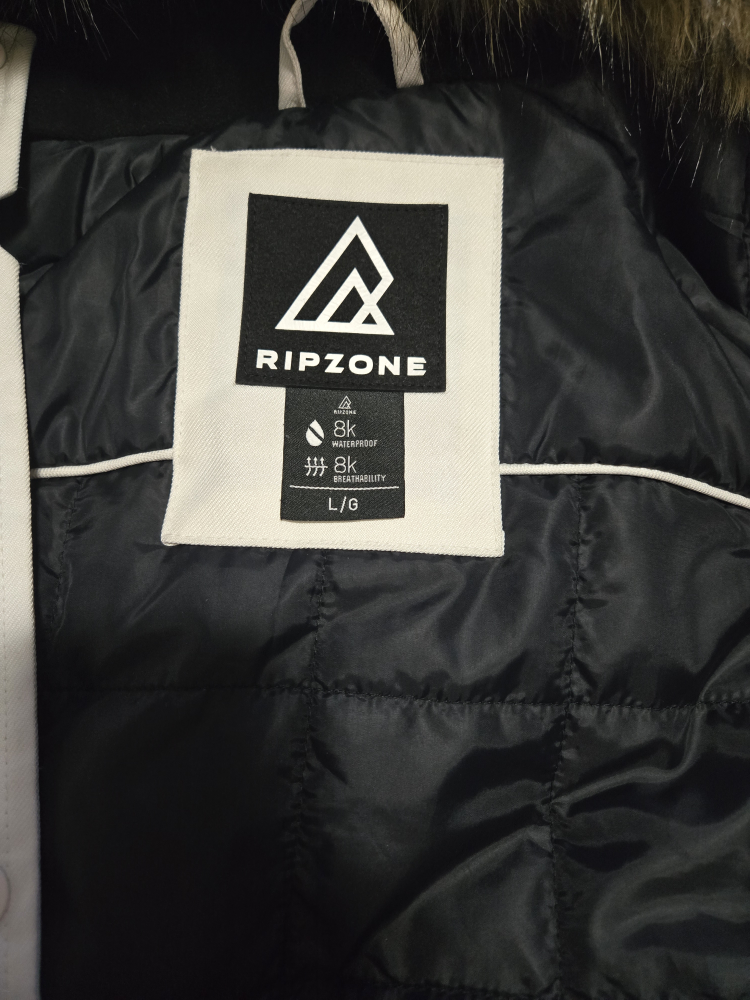 Ripzone White Winter Jacket Size L - photo 2