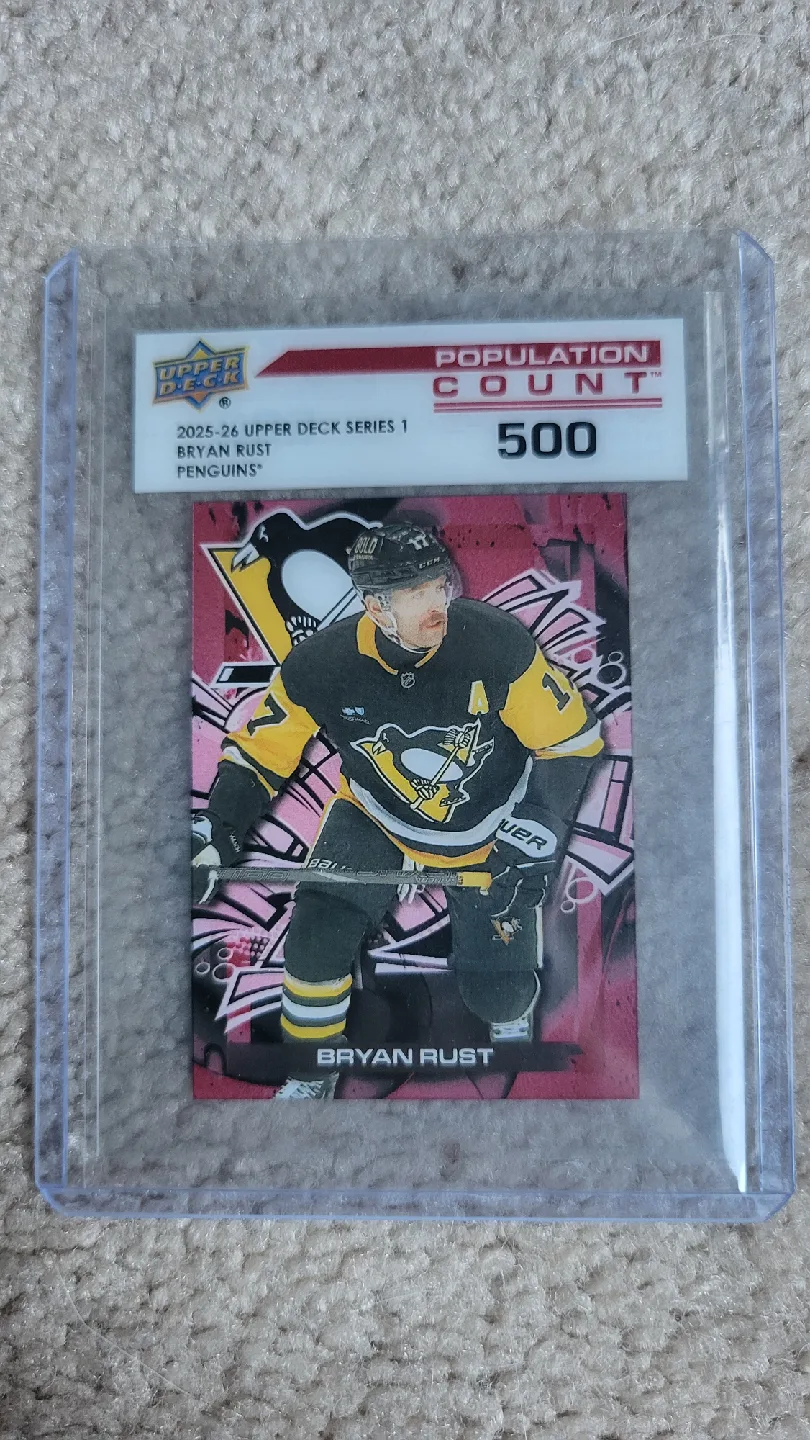 Upper Deck Bryan Rust Hockey Card thumbnail