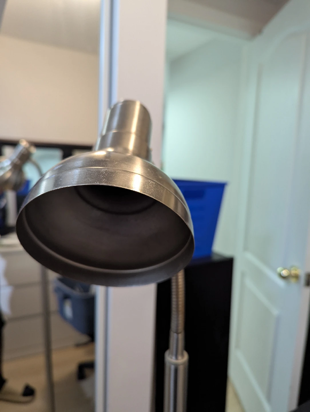 Silver Floor Lamp