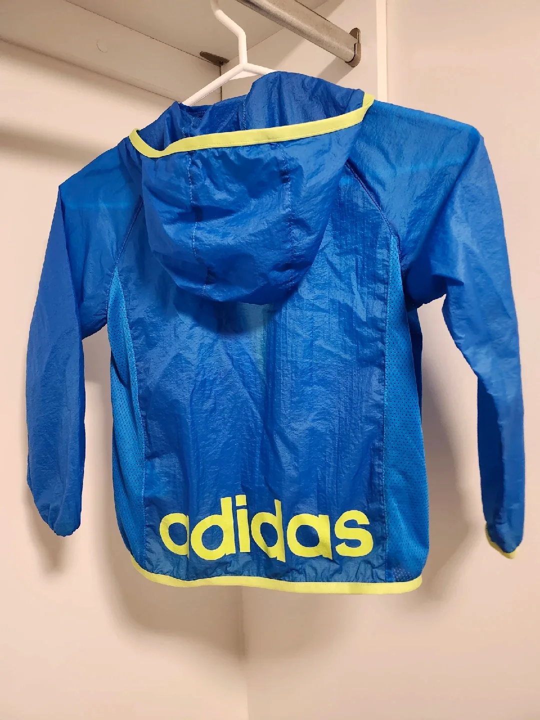 Adidas Kids Blue Windbreaker Jacket - Size 120 image indicator(2)