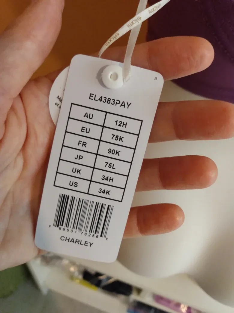 NWT Elomi 34K US Charley T-Shirt Bra image indicator(6)