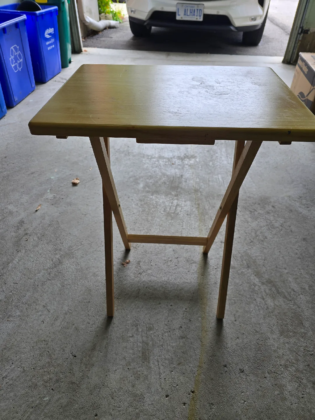 Folding Wooden TV Tray Table image indicator(3)