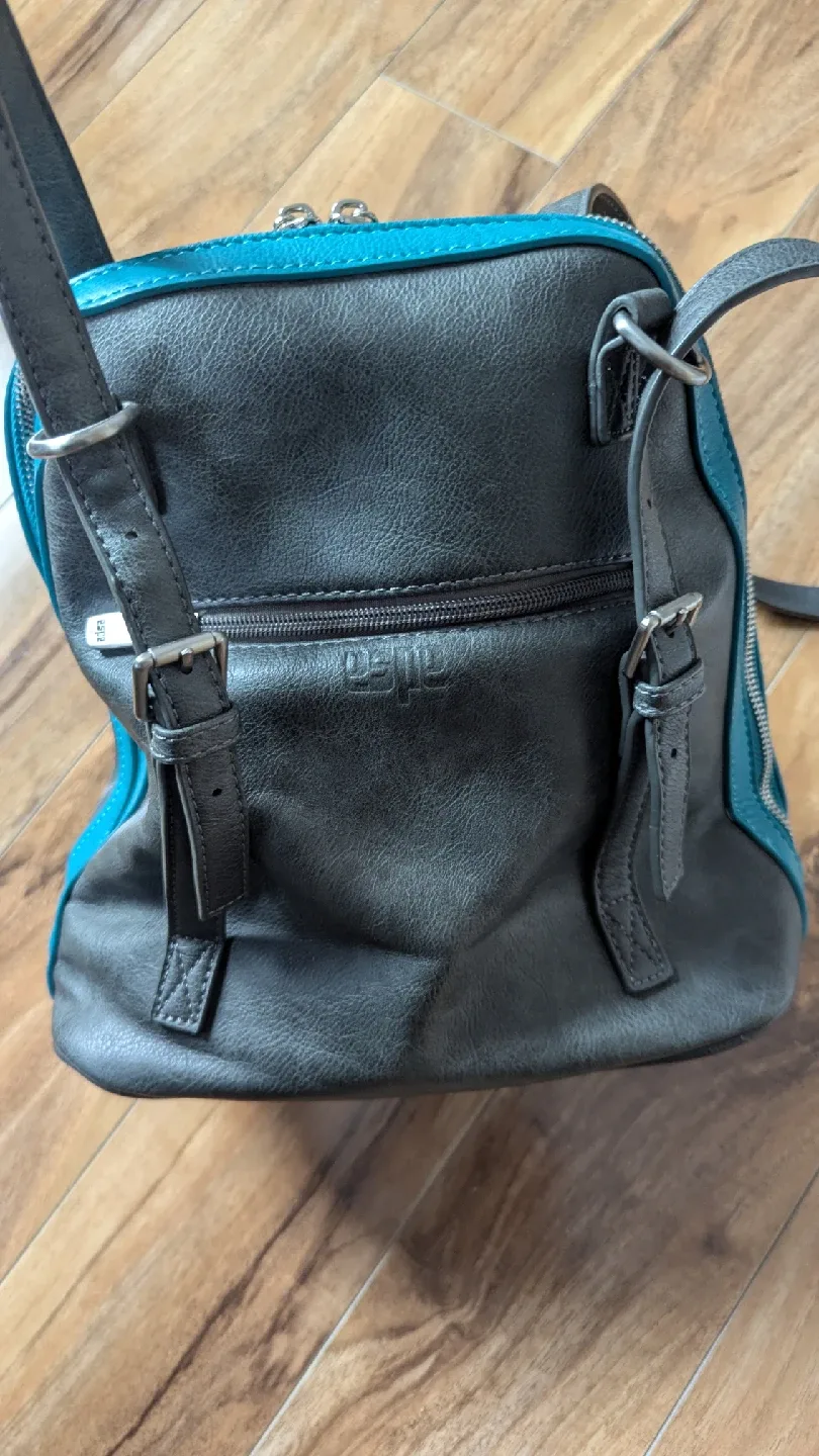 Espe Handbag - Grey & Turquoise image indicator(2)