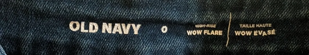 Old Navy High-Rise Wow Flare Jeans - Size 0 image indicator(3)