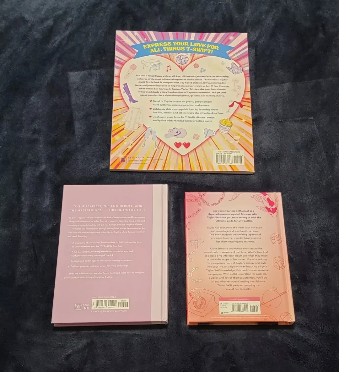 4 Taylor Swift Books & 2 Trivia Books image indicator(4)