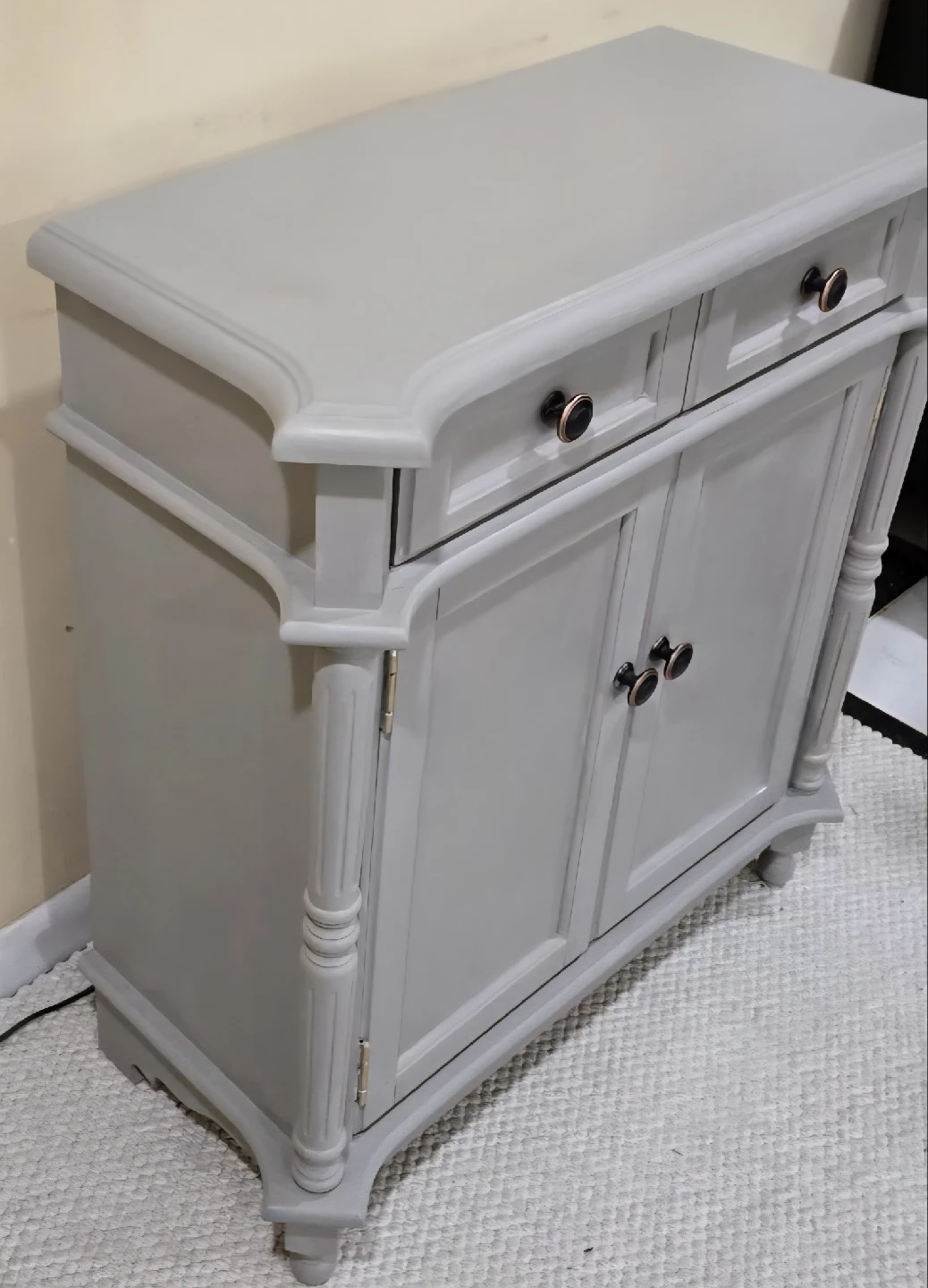 Gray Cabinet with Drawers - photo 2