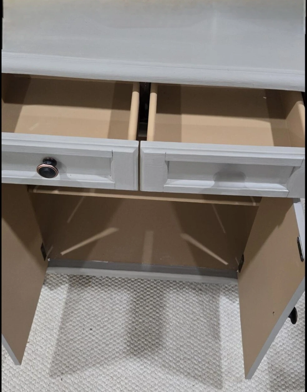 Gray Cabinet with Drawers - photo 5