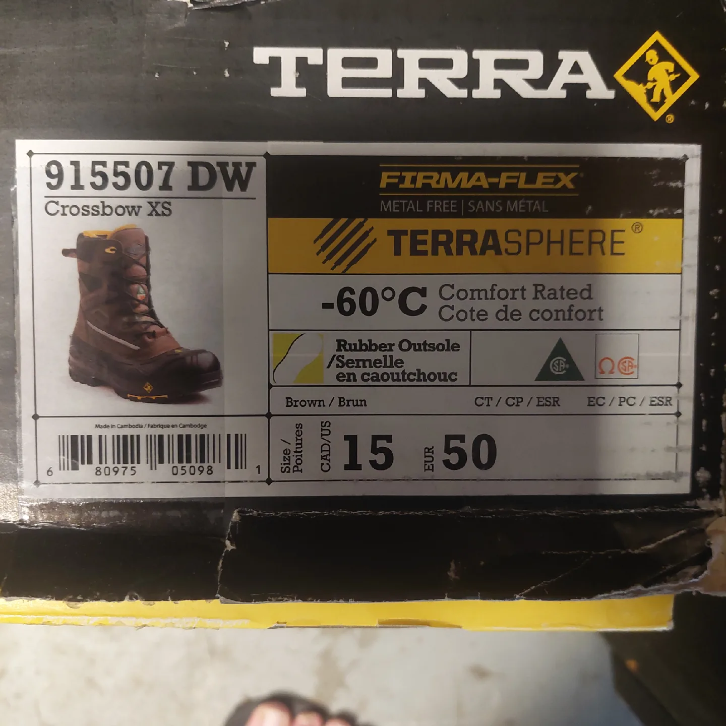 Terra Crossbow XS Work Boots - Size 15 image indicator(2)