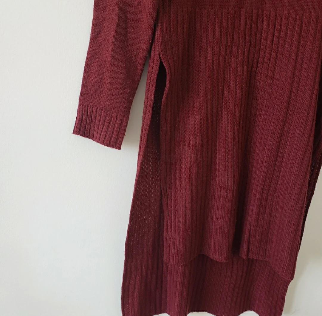 Red Sweater Dress - Size Large - photo 4