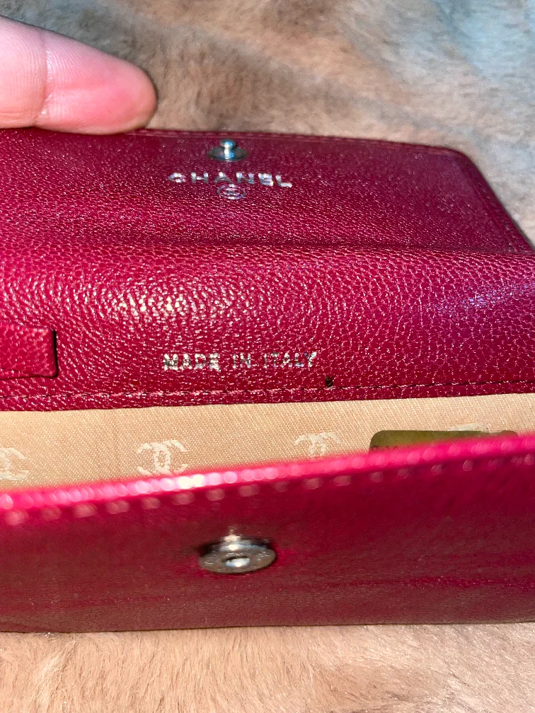 Chanel Burgundy Key Holder image indicator(6)