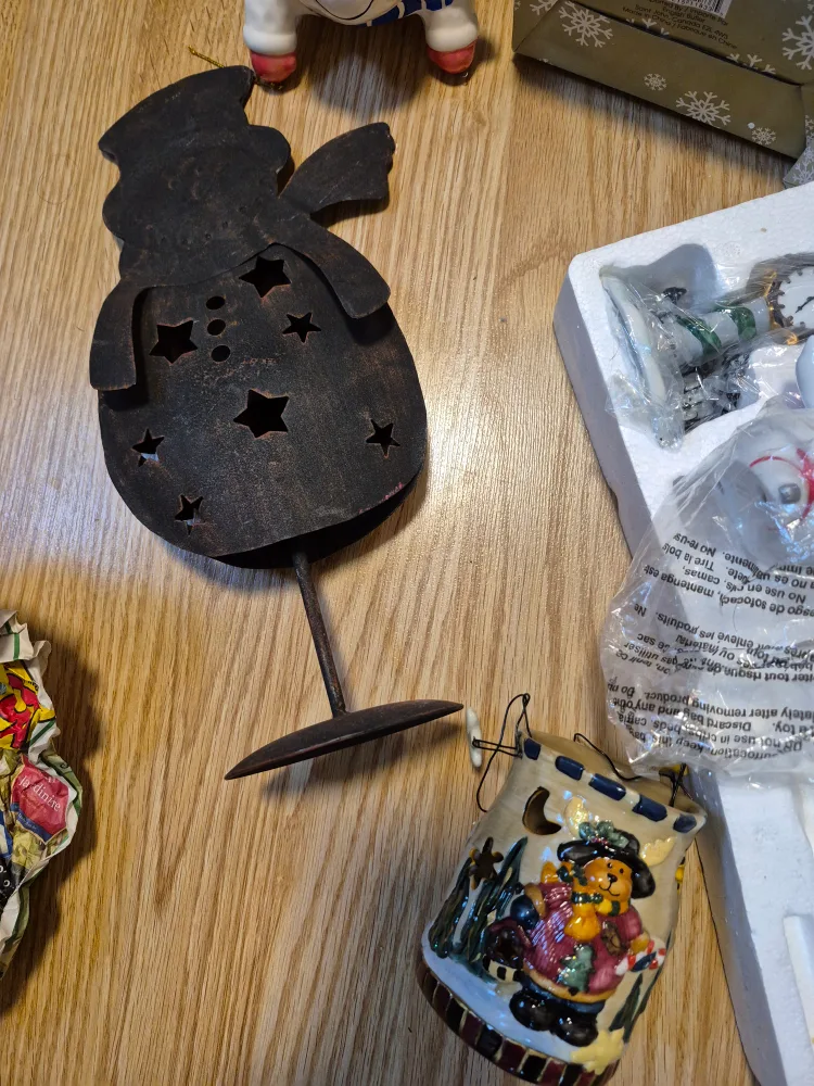 CHRISTMAS DECOR LOT(MOSTLY SNOWMAN THEME).. image indicator(2)