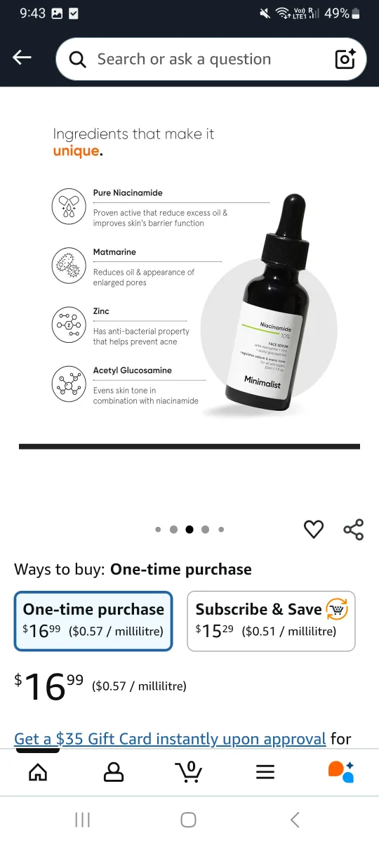 pore minimizer minimalist serum and cream image indicator(5)