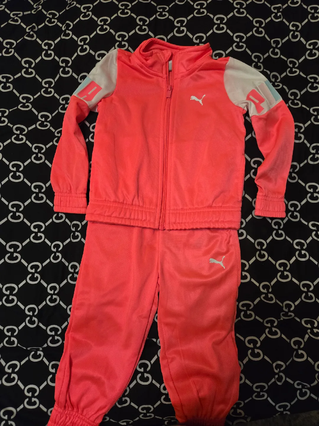 Puma 24M Tracksuit - Coral thumbnail