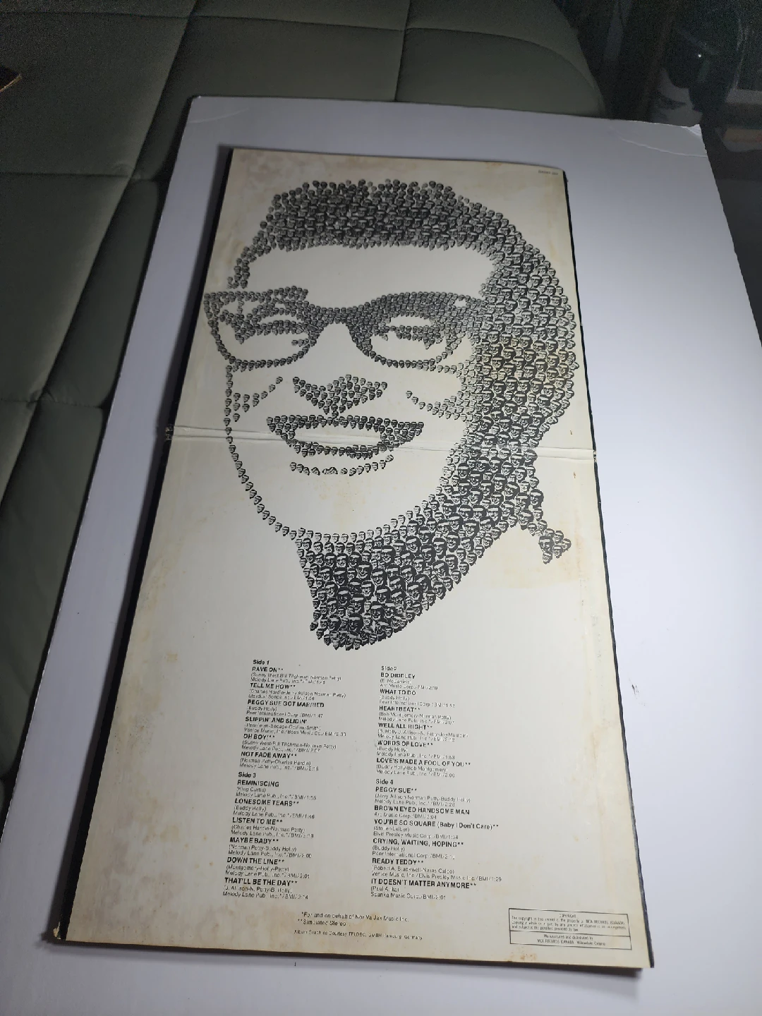 Buddy Holly A Rock & Roll Collection Vinyl Record - photo 3