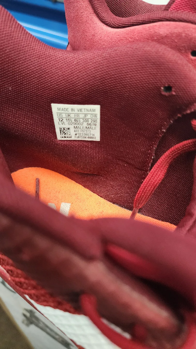 Adidas Pro Model 2G Maroon Sneakers - Size 12 image indicator(3)