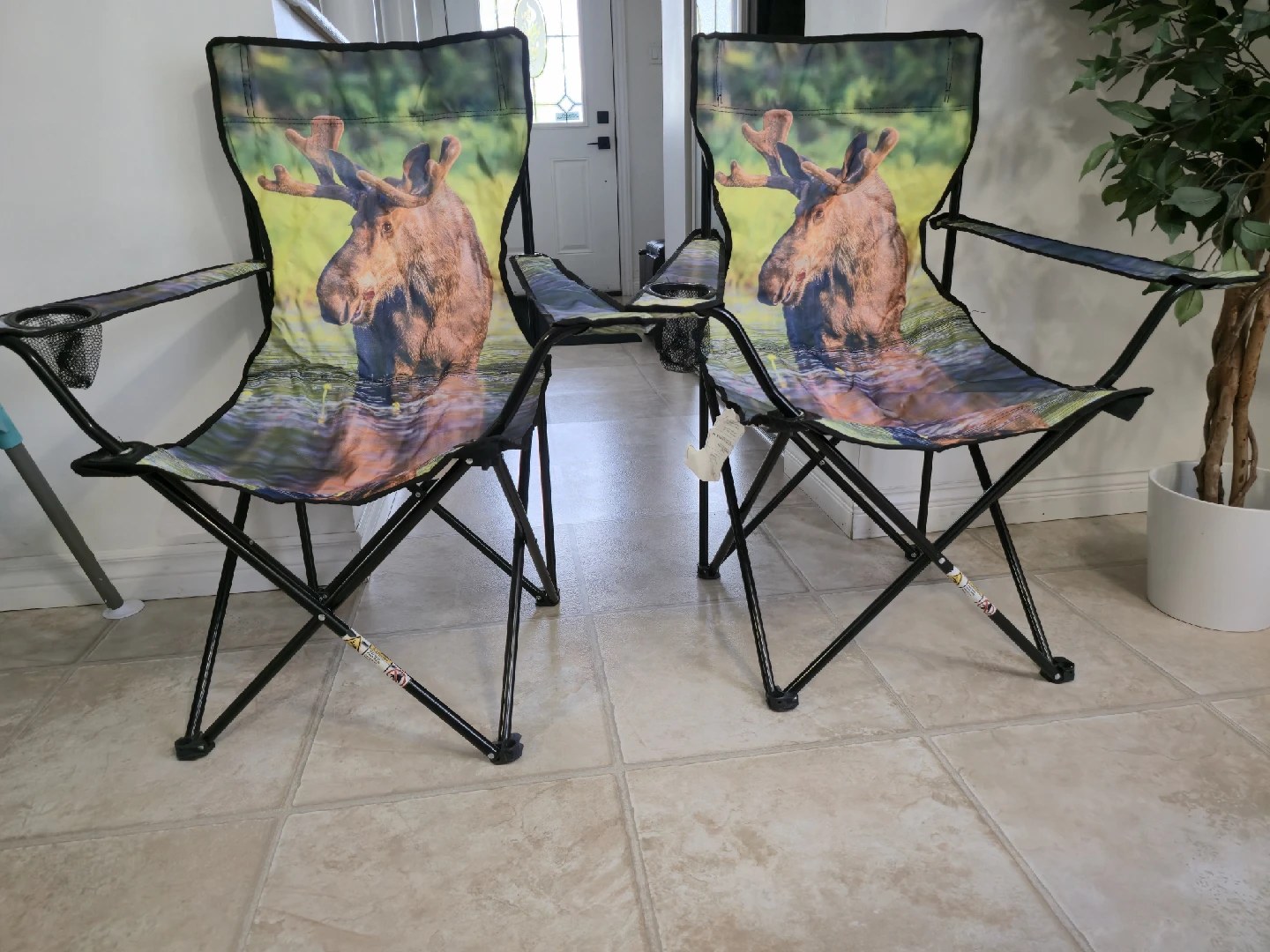 Camping chair and bean bag