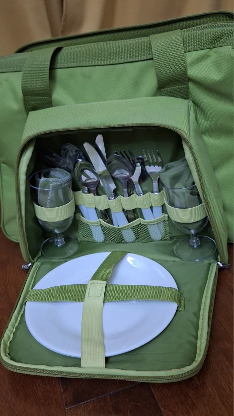 Green Picnic Set for Two