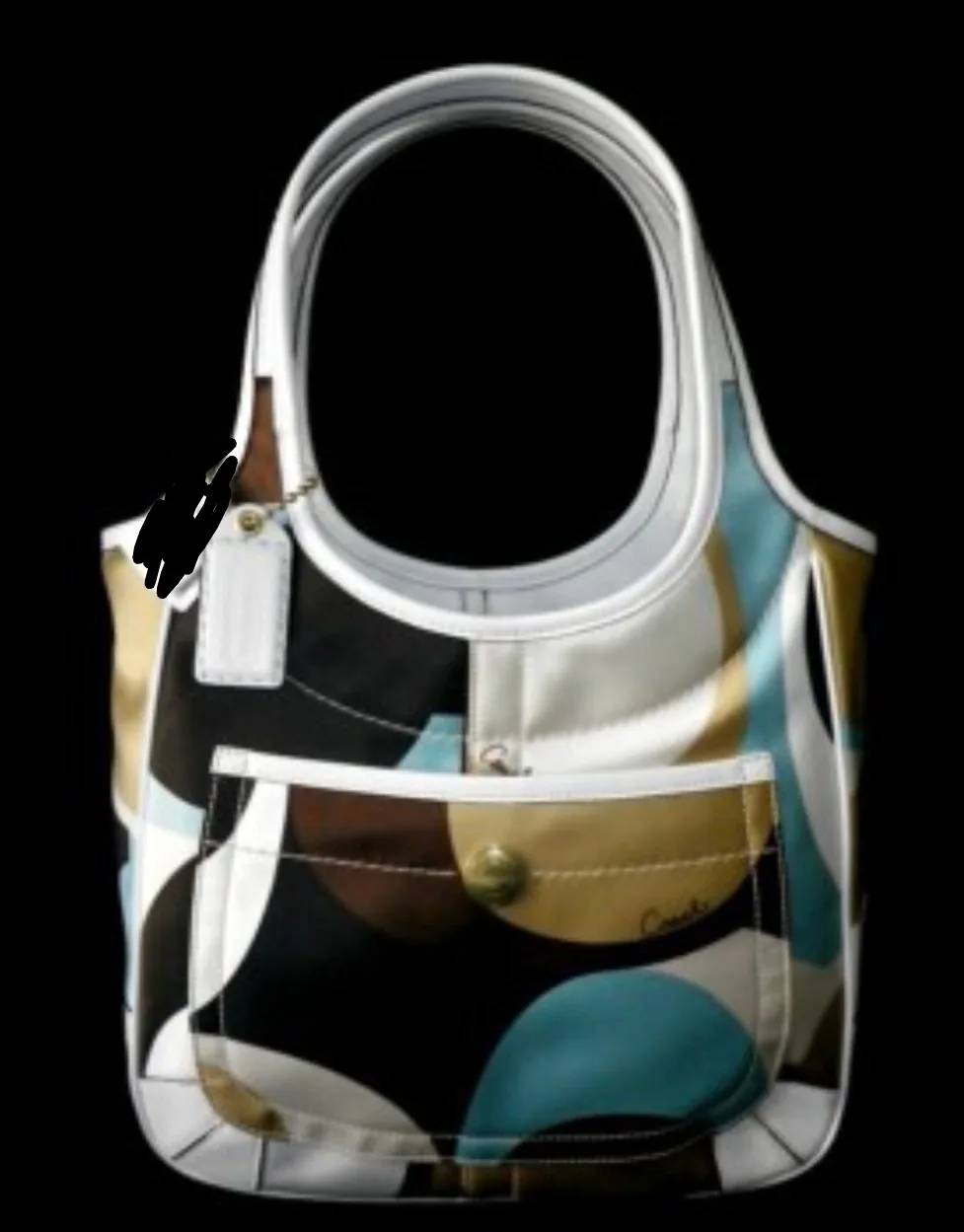 Coach Ergo Signature Satchel Purse image indicator(3)