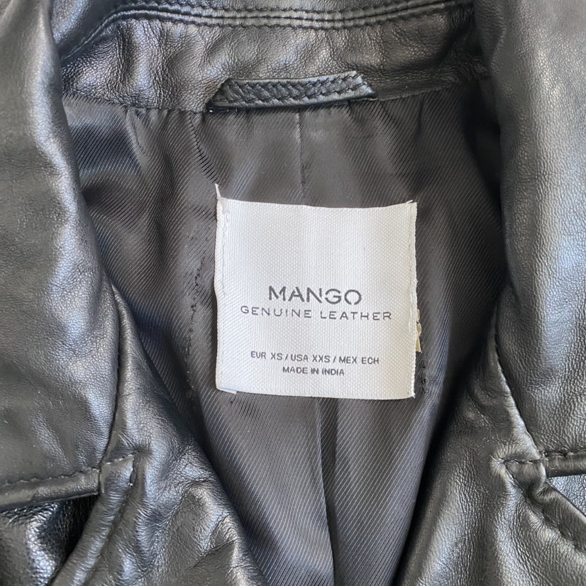 Mango Genuine Leather Jacket - photo 3