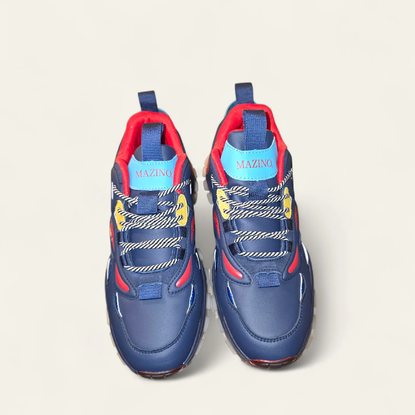 Mazino Augen-162 Navy/Multi Sneakers - Size 10 image indicator(3)