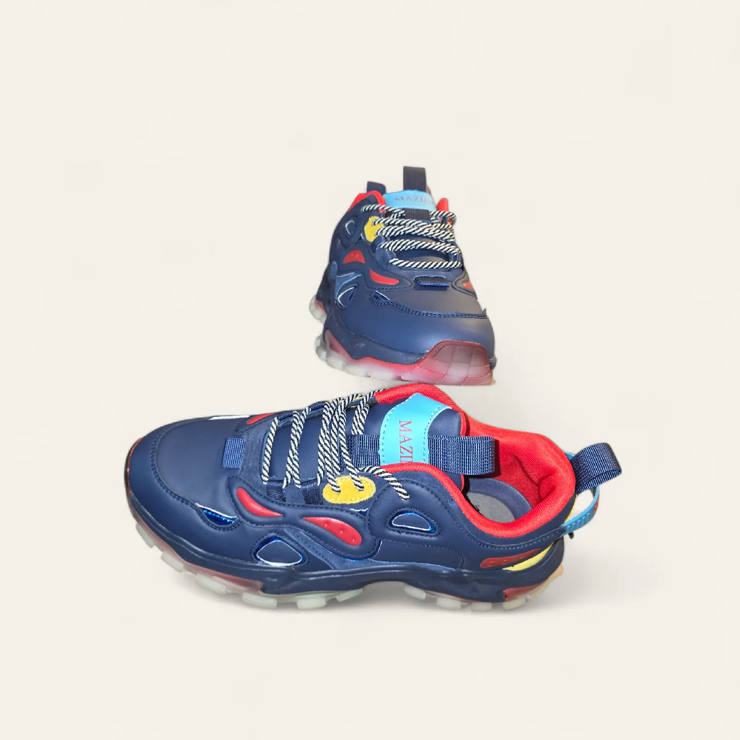 Mazino Augen-162 Navy/Multi Sneakers - Size 10 image indicator(8)