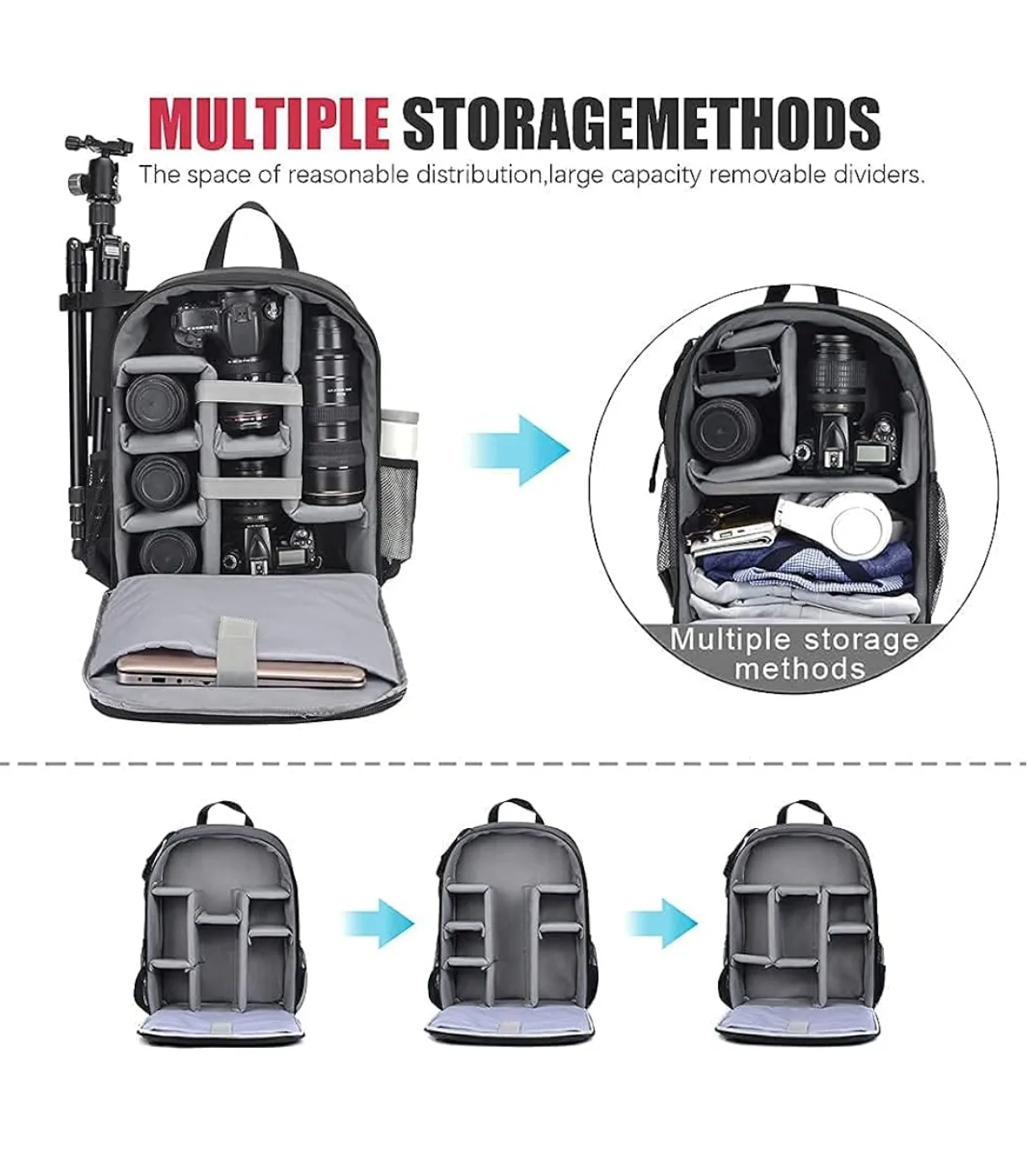 camera Backpack 2 Litre Capacity image indicator(7)