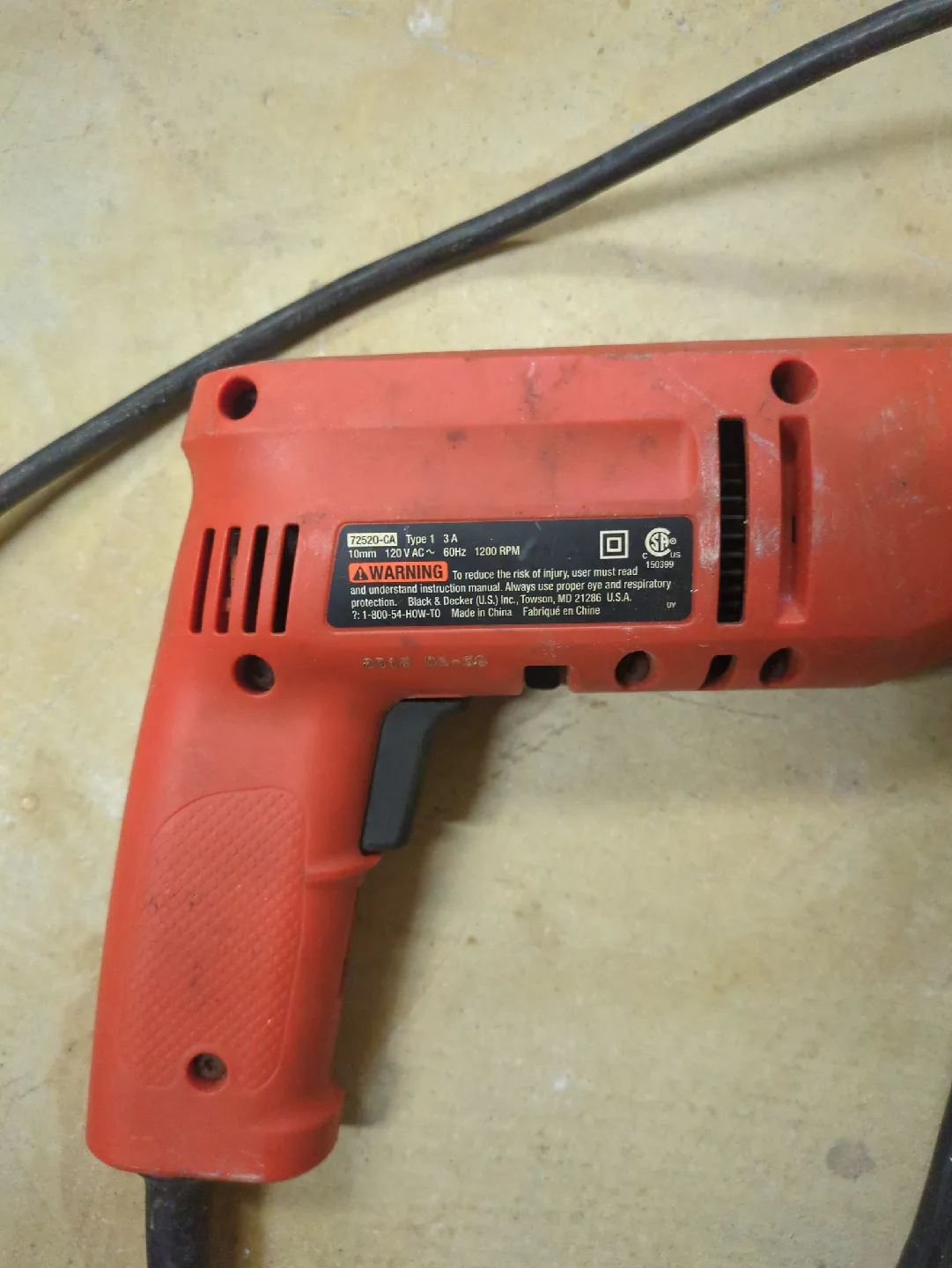 Black & Decker Electric Drill image indicator(2)