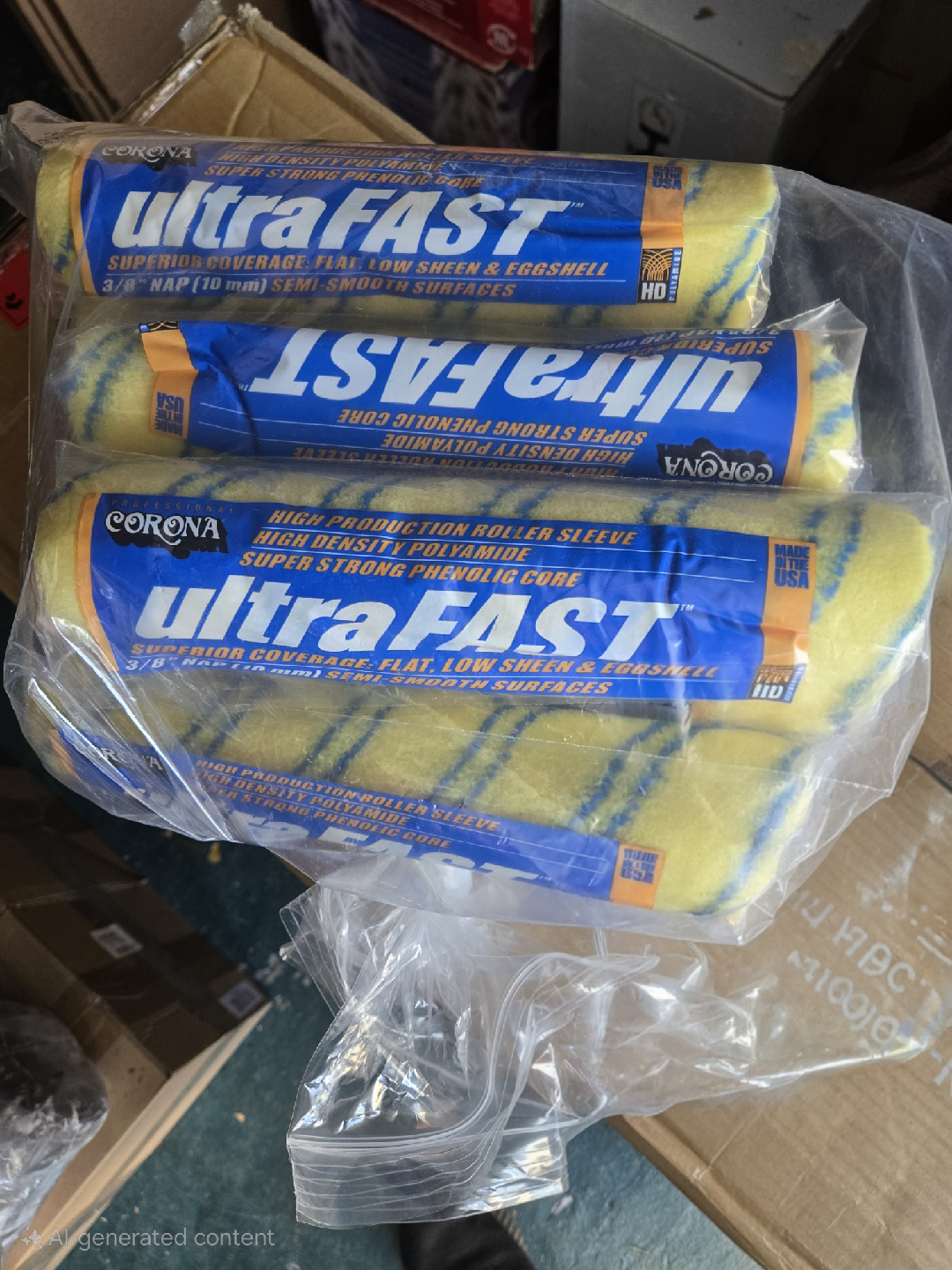 New Corona UltraFast Cover 3/8" nap paint roller - photo 2