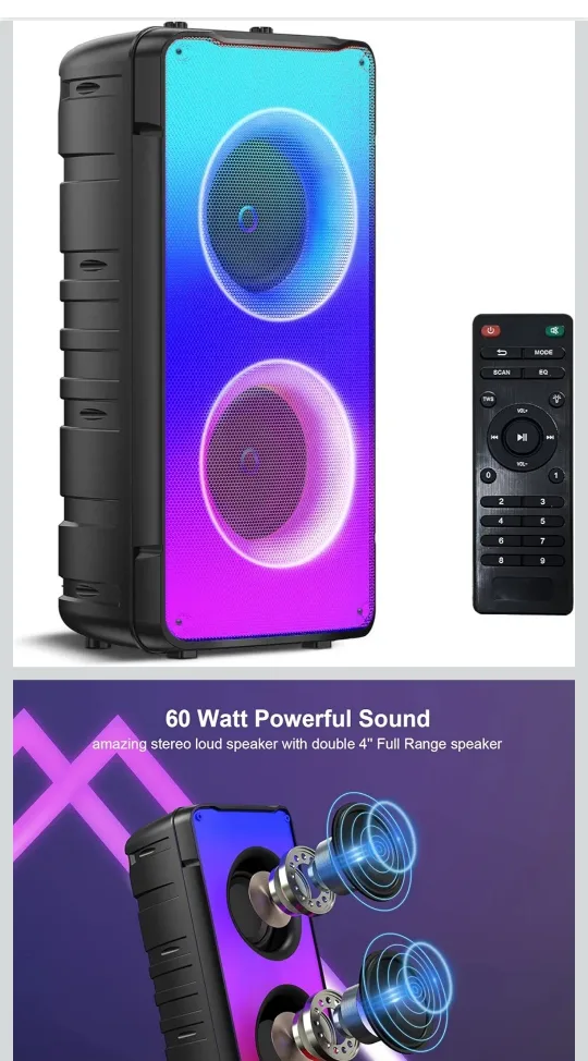 Portable Karaoke Bluetooth Speaker image indicator(5)